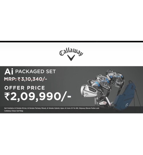 Callaway Ai smoke Graphite Full Set 12-Pcs. With Bag, callaway